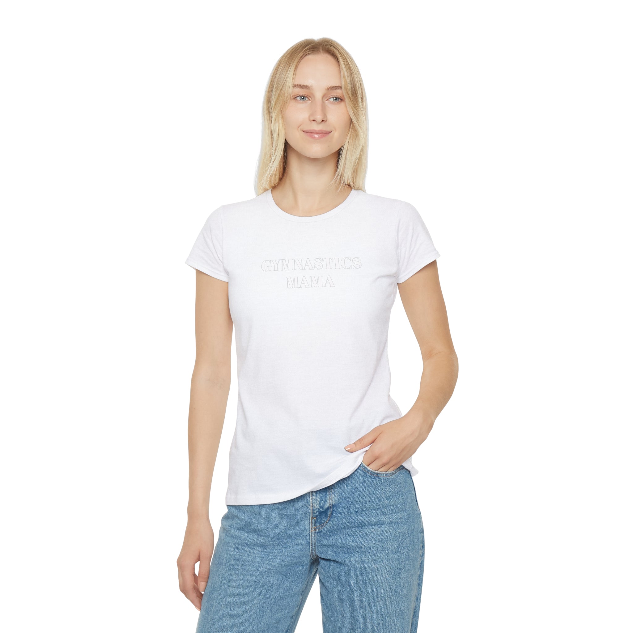 Gymnastics Mama Women's T-Shirt — Lightweight Gym Mom Tee (Adults)