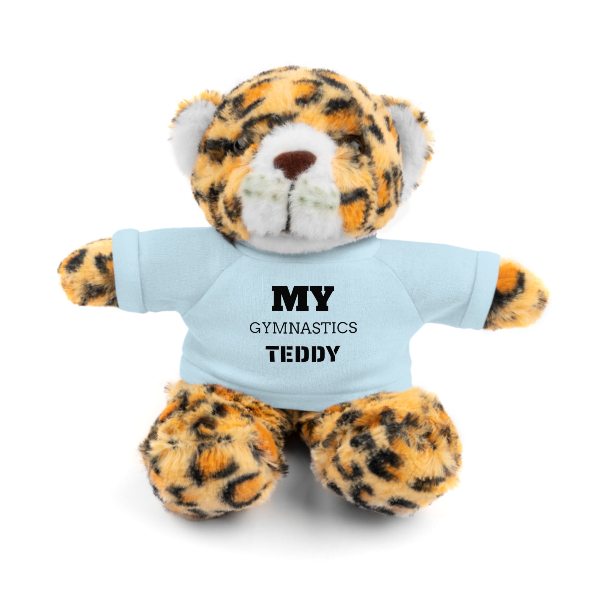 Gymnastics Teddy Bear with Personalized Tee