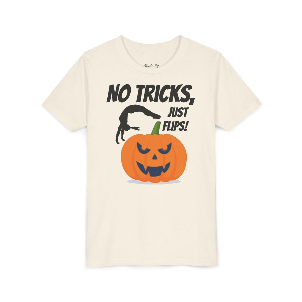 Halloween Kids Tee - No Tricks, Just Flips! (Kids)