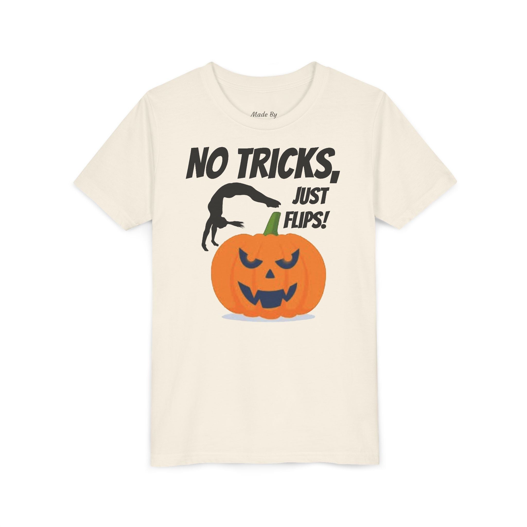 Halloween Kids Tee - No Tricks, Just Flips! (Kids)
