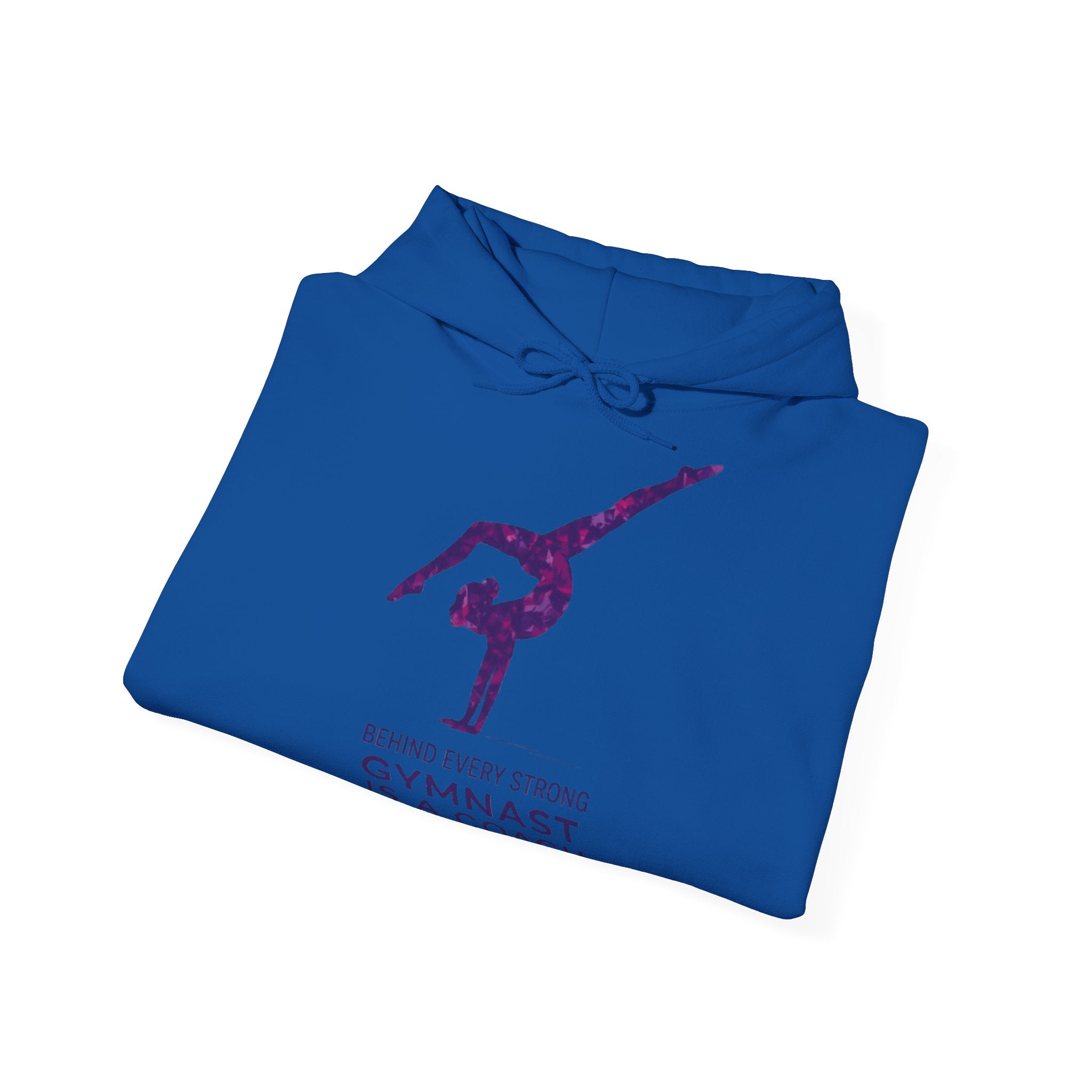 Behind every strong gymnast is a coach who believed first - Gymnast Coach Hoodie (Adults)