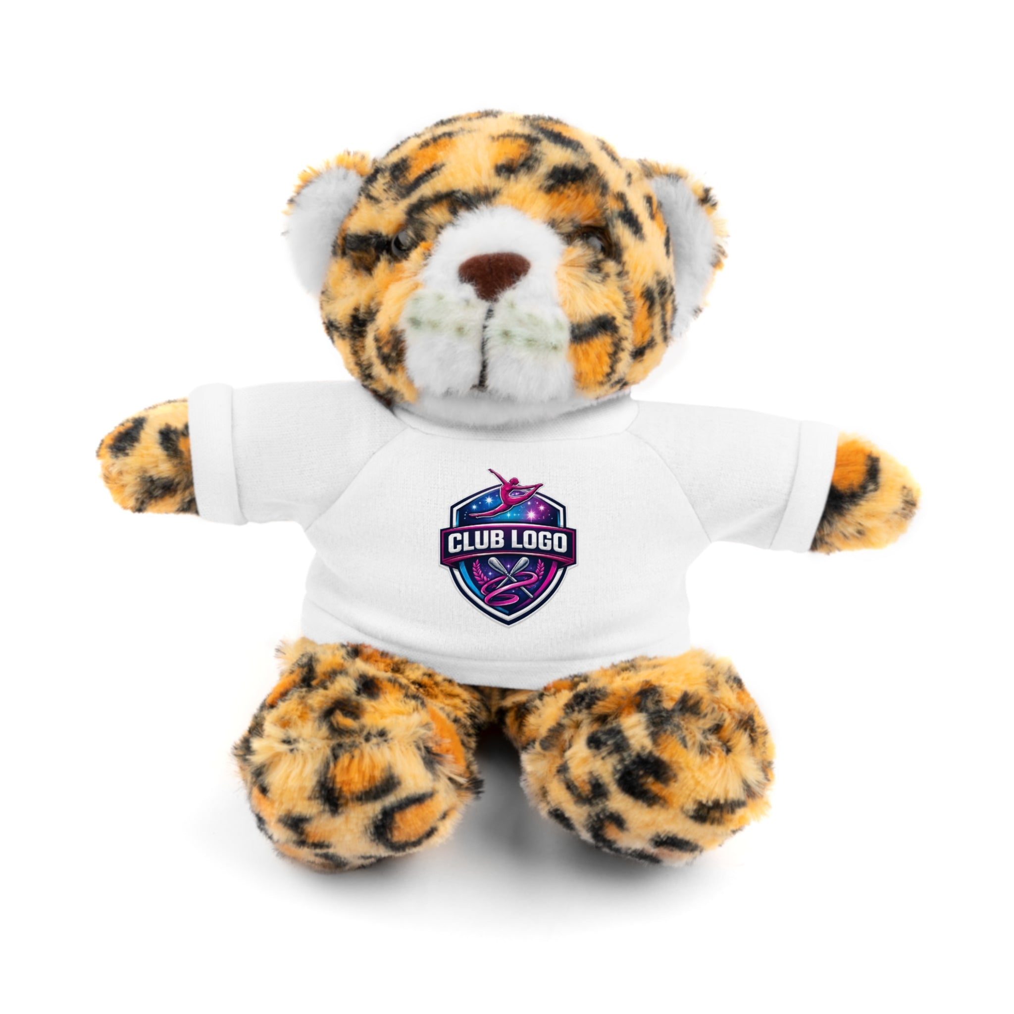 Custom Logo Teddy Bear with Personalized Tee — Plush Gift for Events