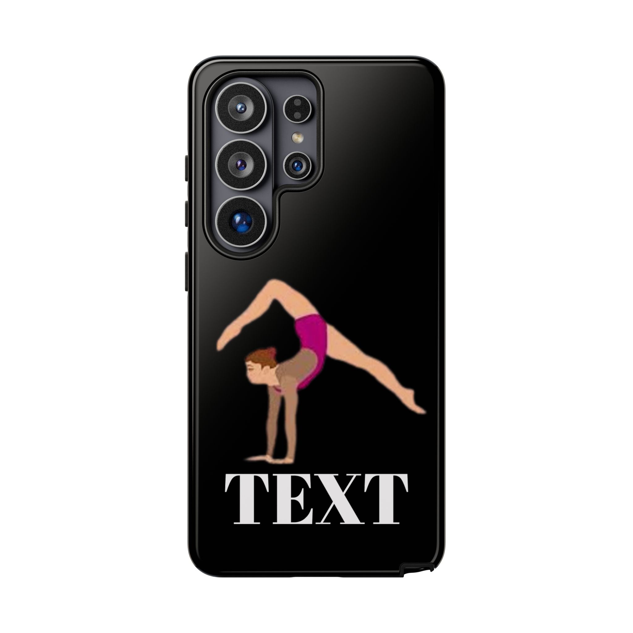 Gymnast Phone Case — Personalized TEXT Design