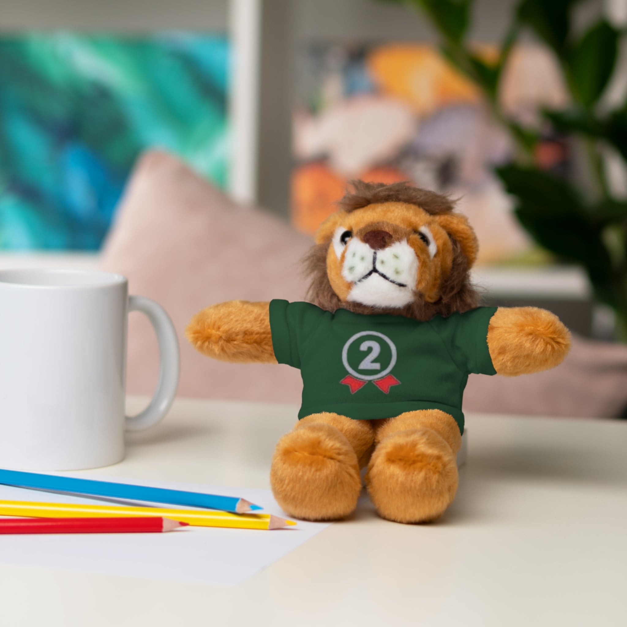 2nd Place Gymnastics Stuffed Animal with Gymnastics T-Shirt