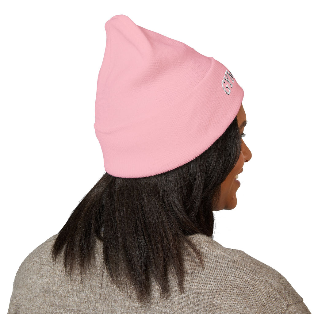 Gymnast Embroidered Cuffed Beanie