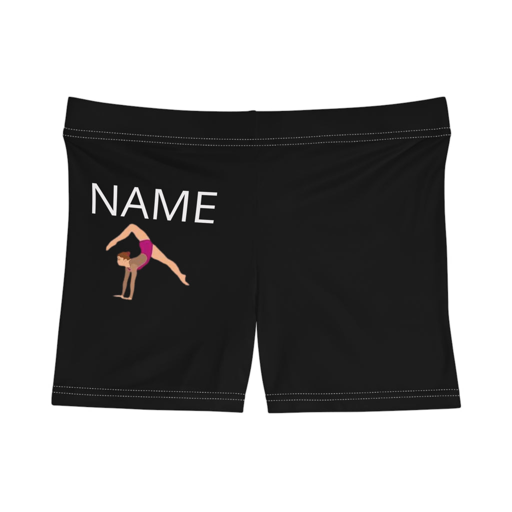 Custom Gymnastics Shorts – Women's Personalized Name Activewear (Adults)