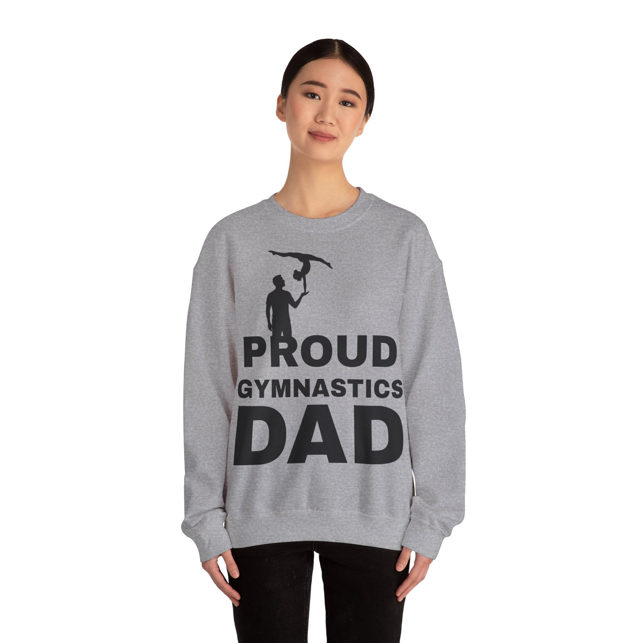 Proud Gymnastics Dad Sweatshirt (Adults)