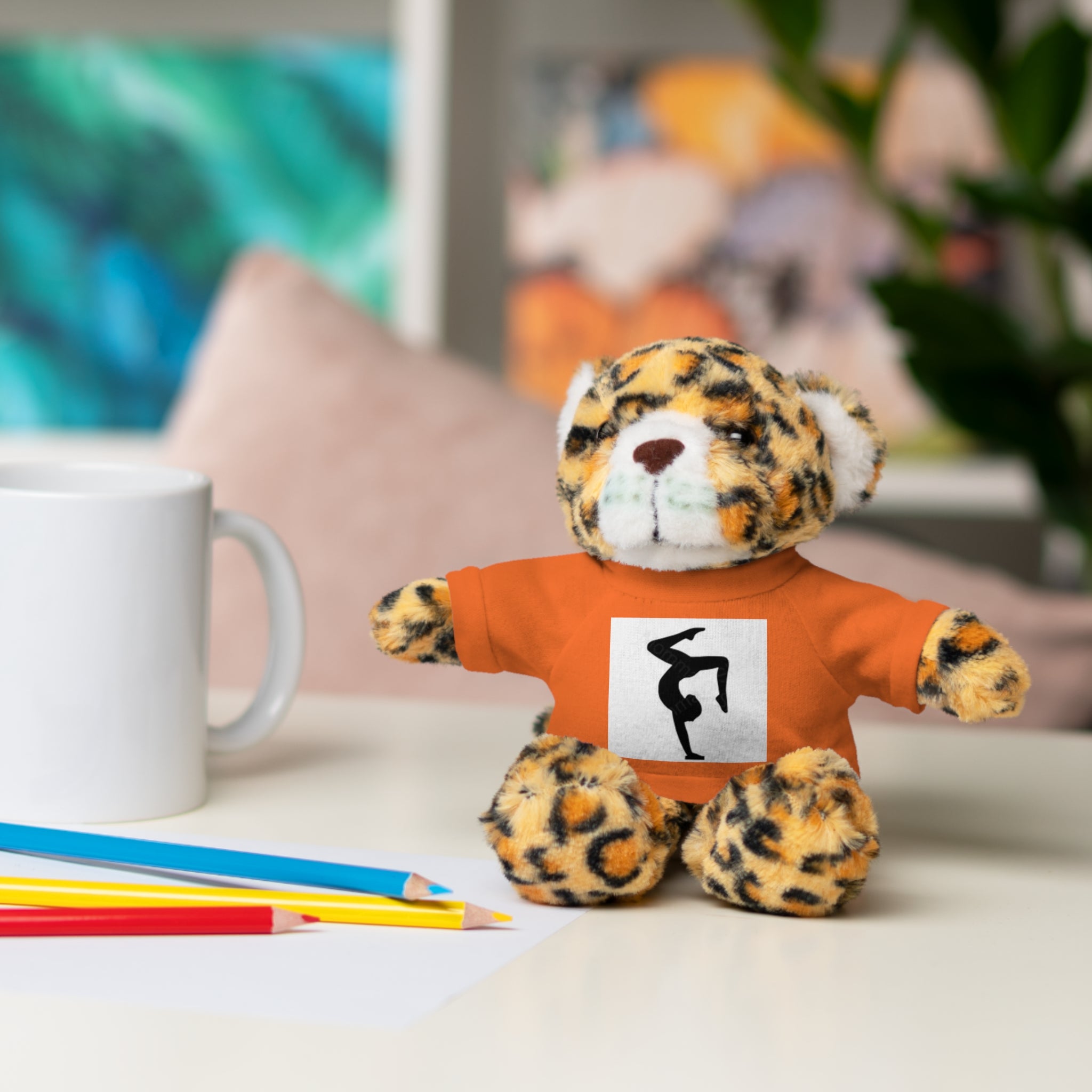 Gymnastics Stuffed Animal with Gymnastics T-Shirt