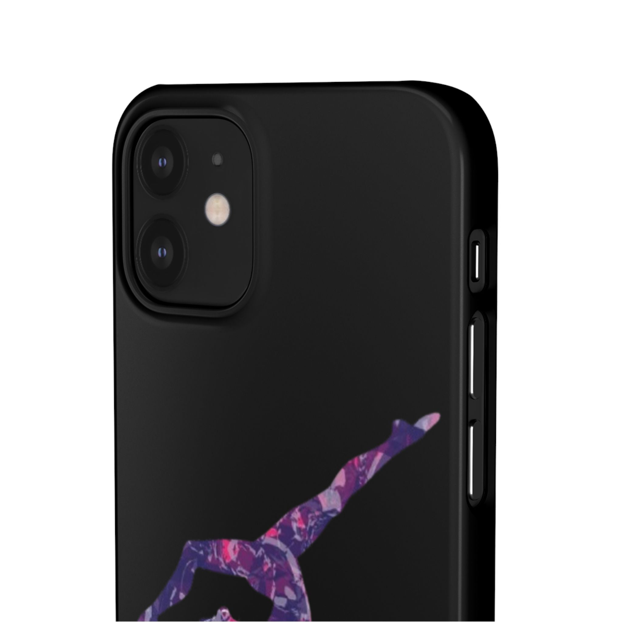 Gymnast Phone Case — Purple Galaxy Gymnastics Snap Case
