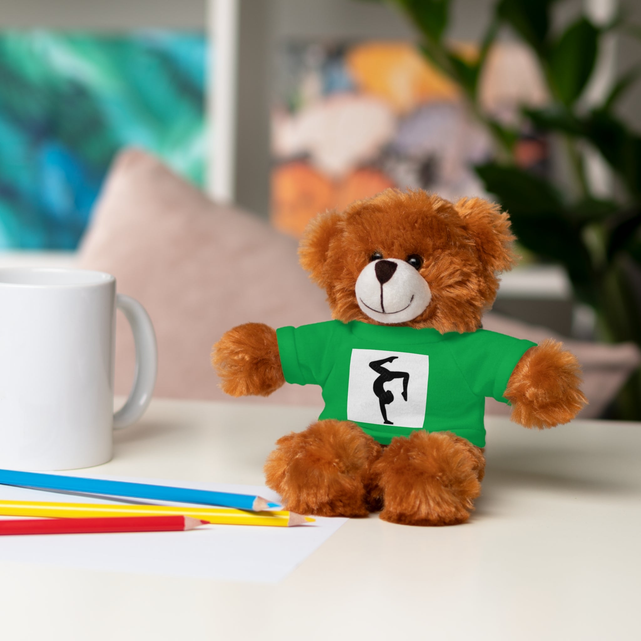 Gymnastics Stuffed Animal with Gymnastics T-Shirt