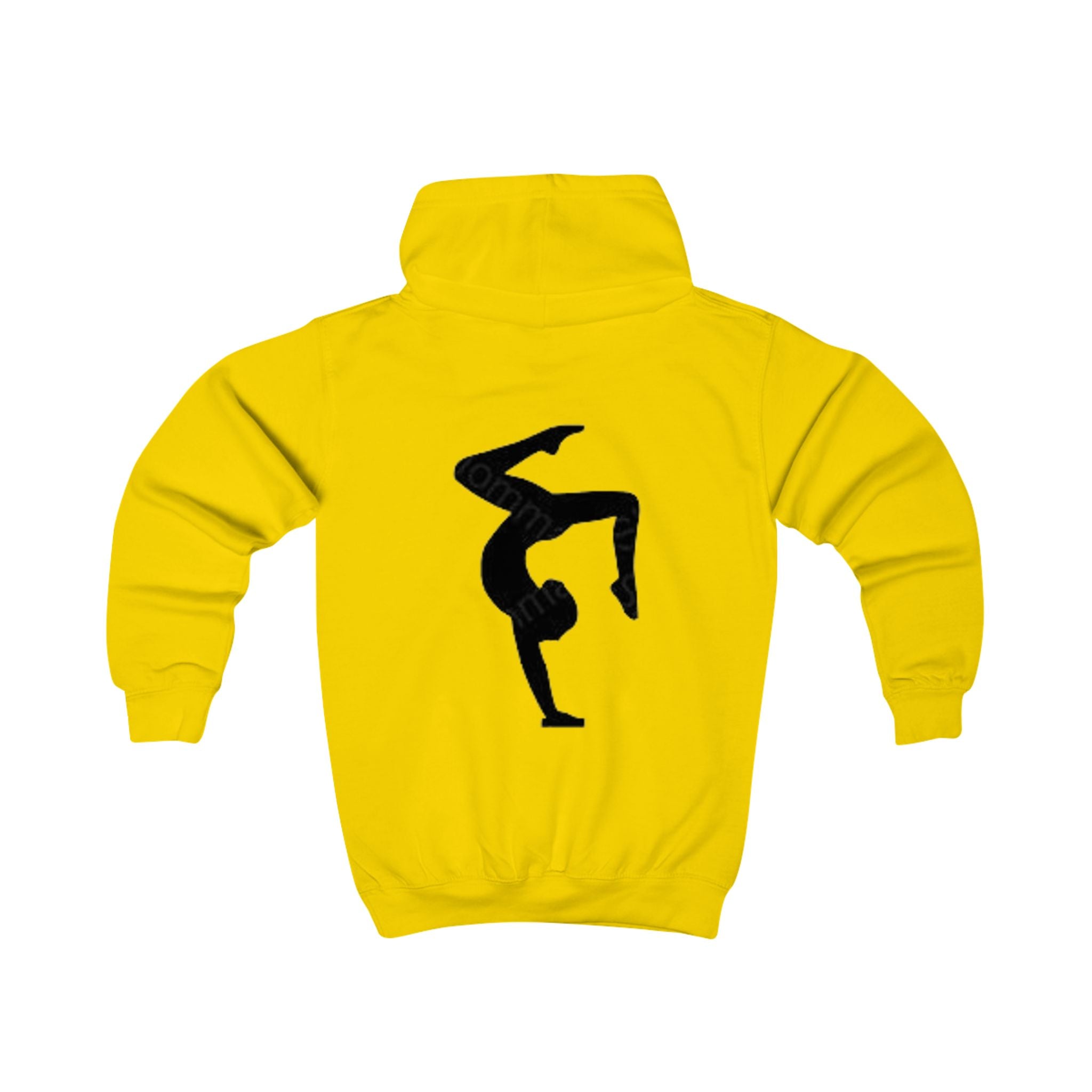 BuiltDifferent Kids Hoodie — Gymnast Silhouette Kids Sweatshirt