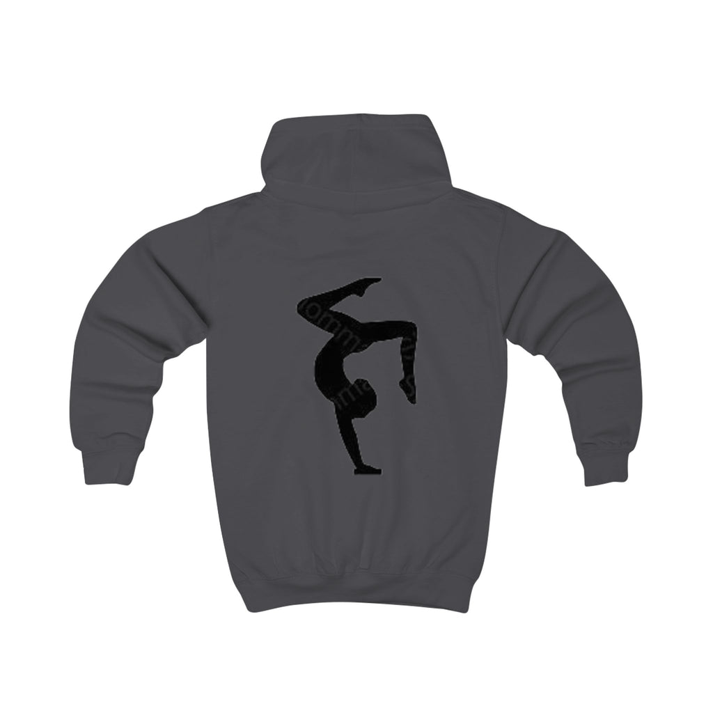 BuiltDifferent Kids Hoodie — Gymnast Silhouette Kids Sweatshirt