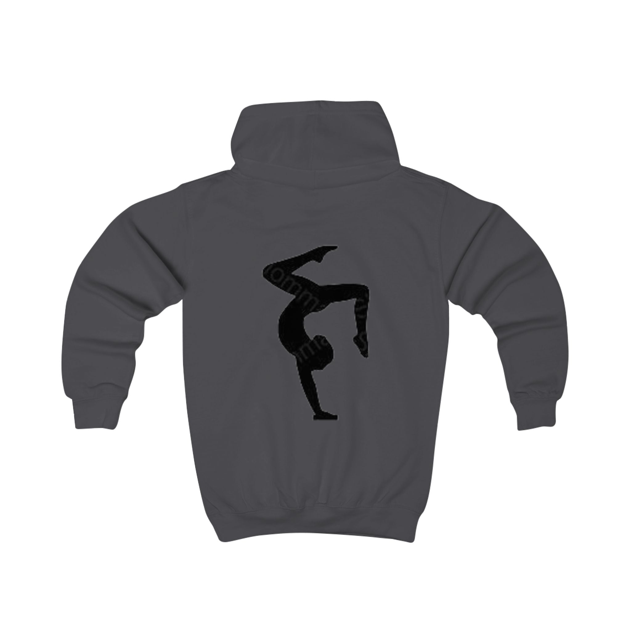 BuiltDifferent Kids Hoodie — Gymnast Silhouette Kids Sweatshirt