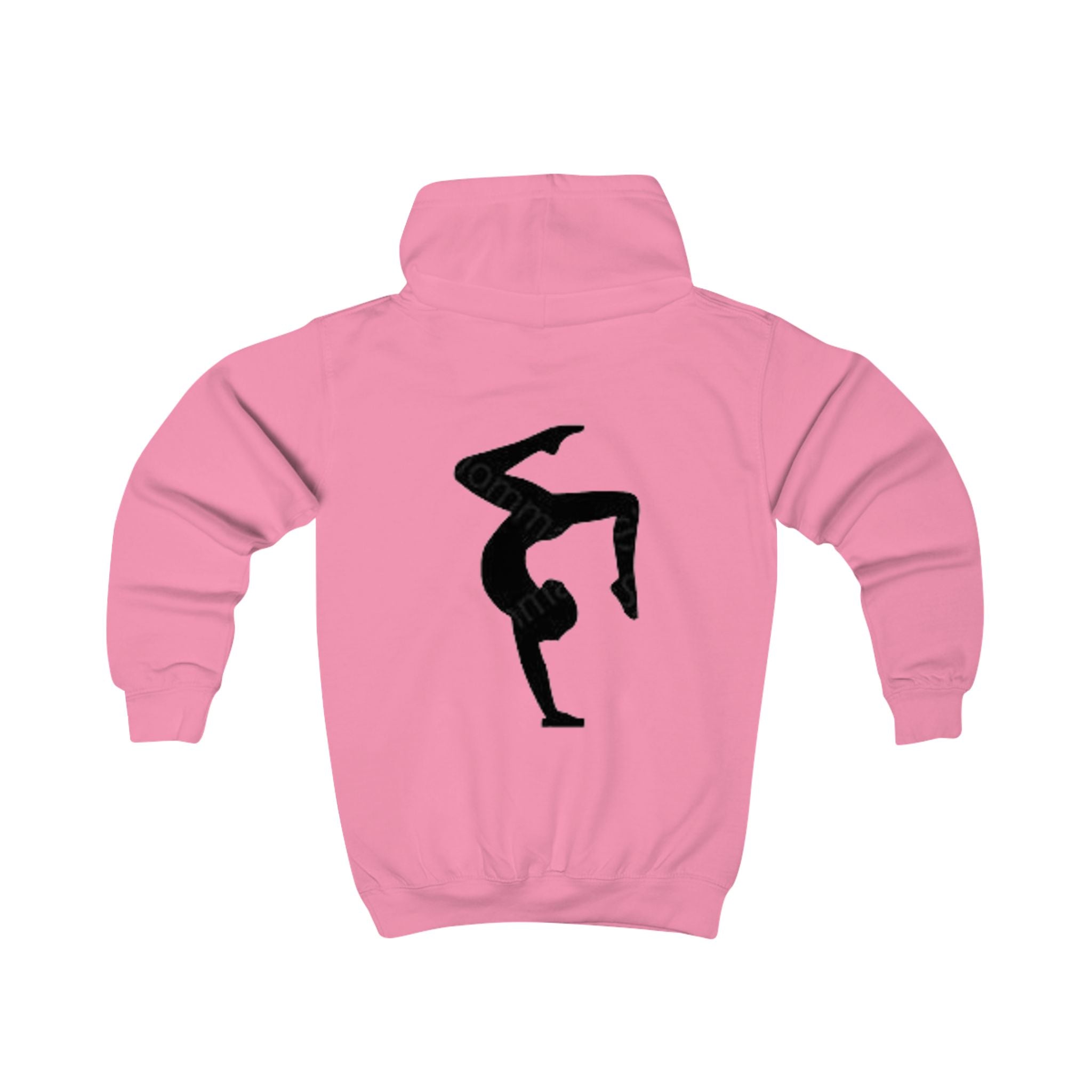 BuiltDifferent Kids Hoodie — Gymnast Silhouette Kids Sweatshirt