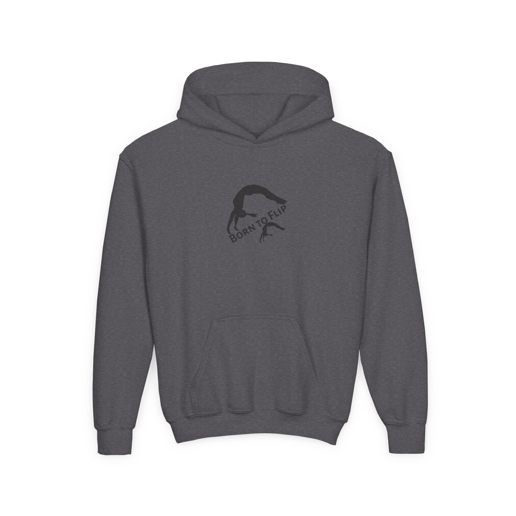 Kids Born to Flip Hoodie – Stylish Youth Gym Sweatshirt (Kids)