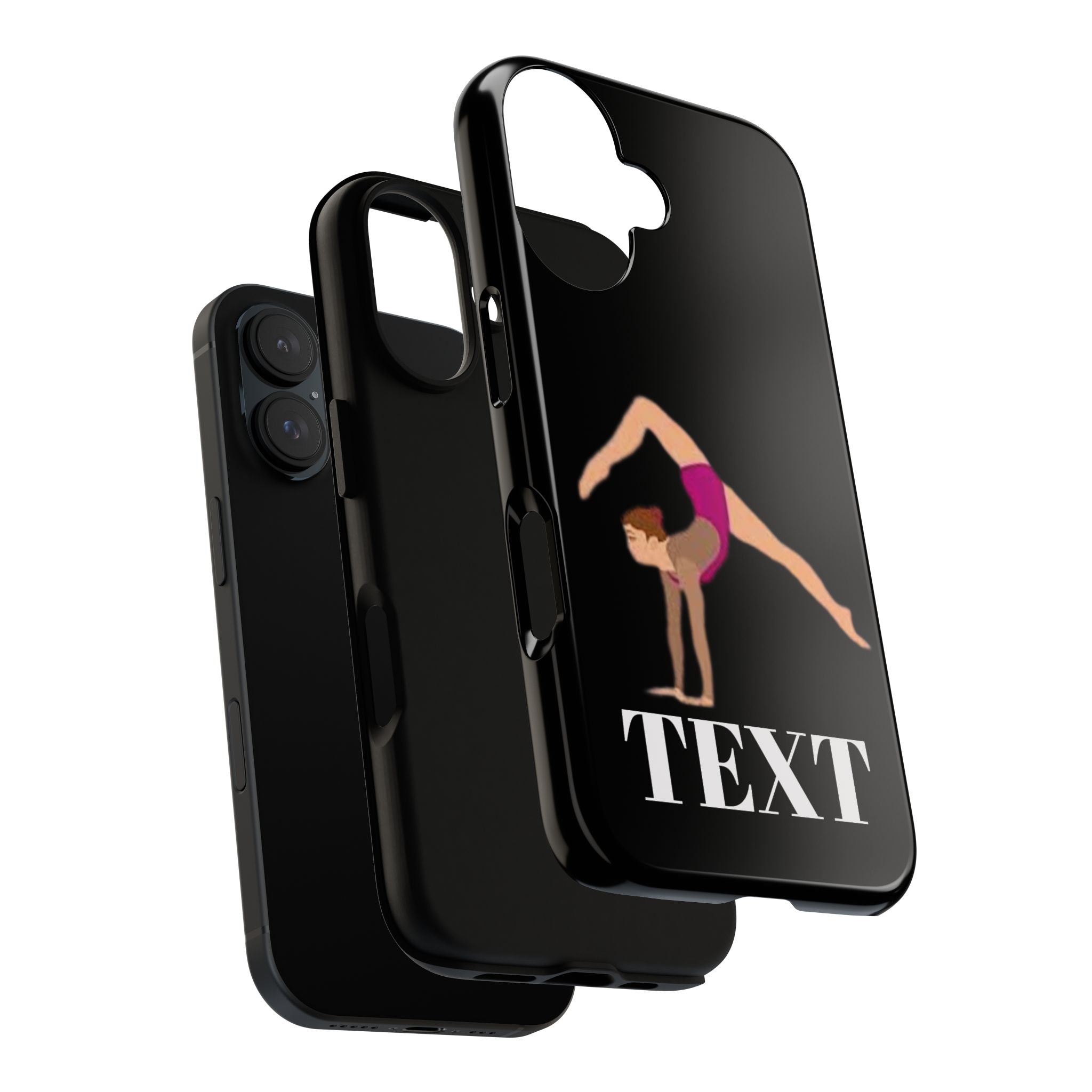 Gymnast Phone Case — Personalized TEXT Design