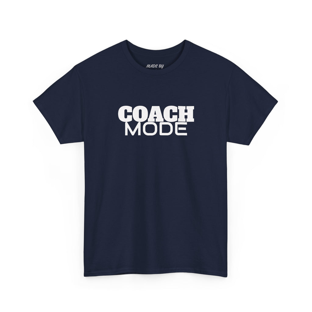 Adults 'Coach Mode' Tee — Classic Cotton T-Shirt