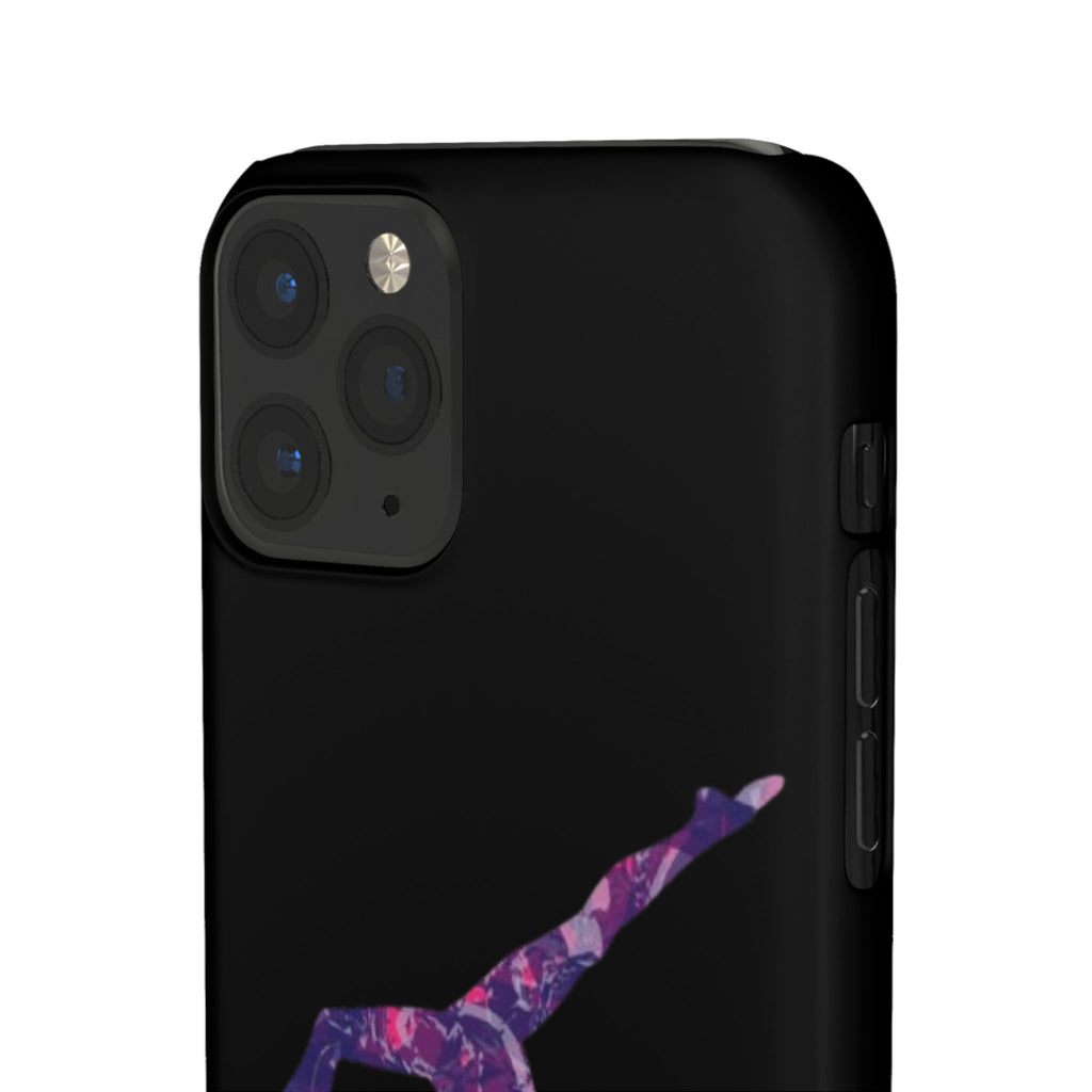 Gymnast Phone Case — Purple Galaxy Gymnastics Snap Case