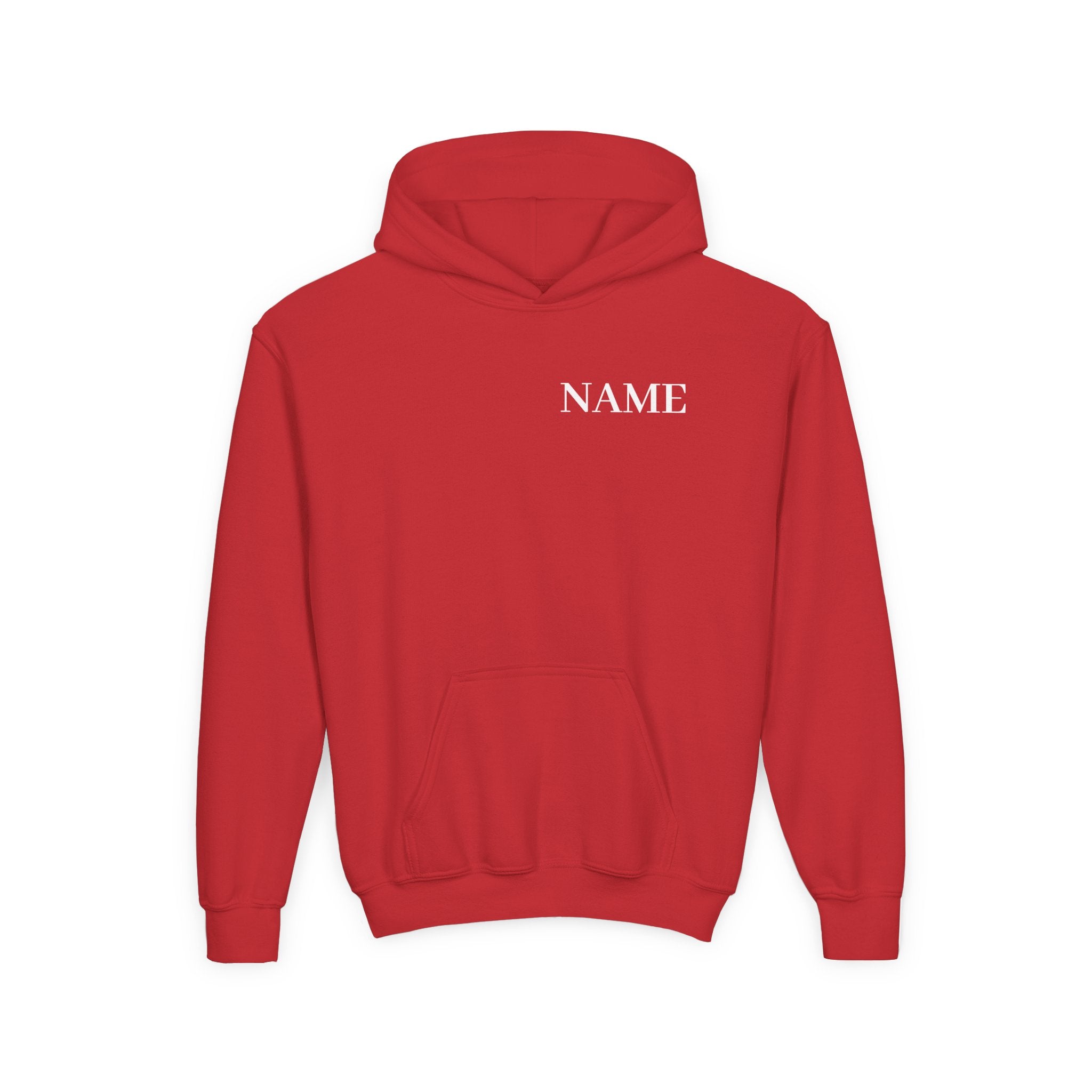 Gymnast Definition Youth Hoodie — Personalized 'NAME' Back-Print Sweatshirt