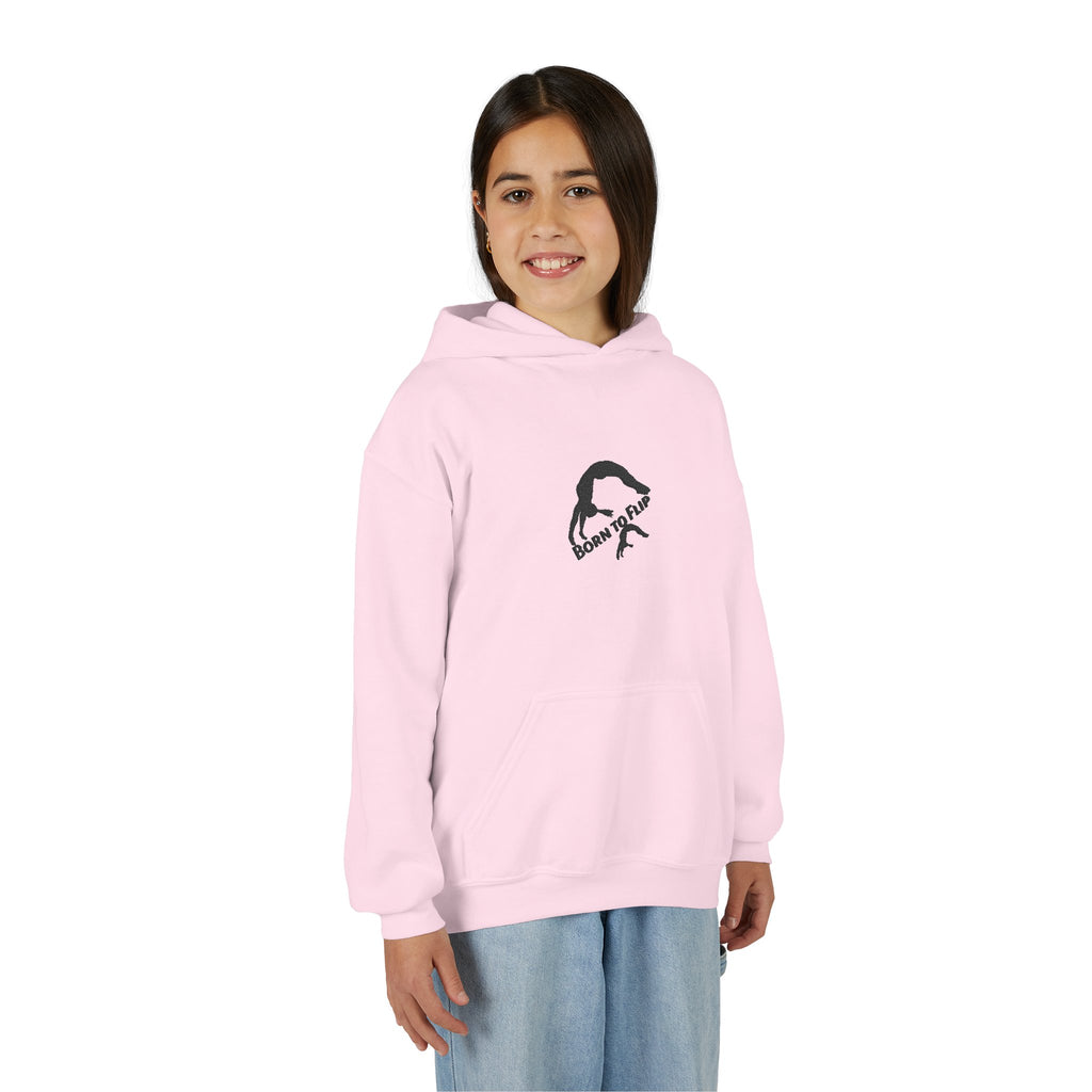 Kids Born to Flip Hoodie – Stylish Youth Gym Sweatshirt (Kids)