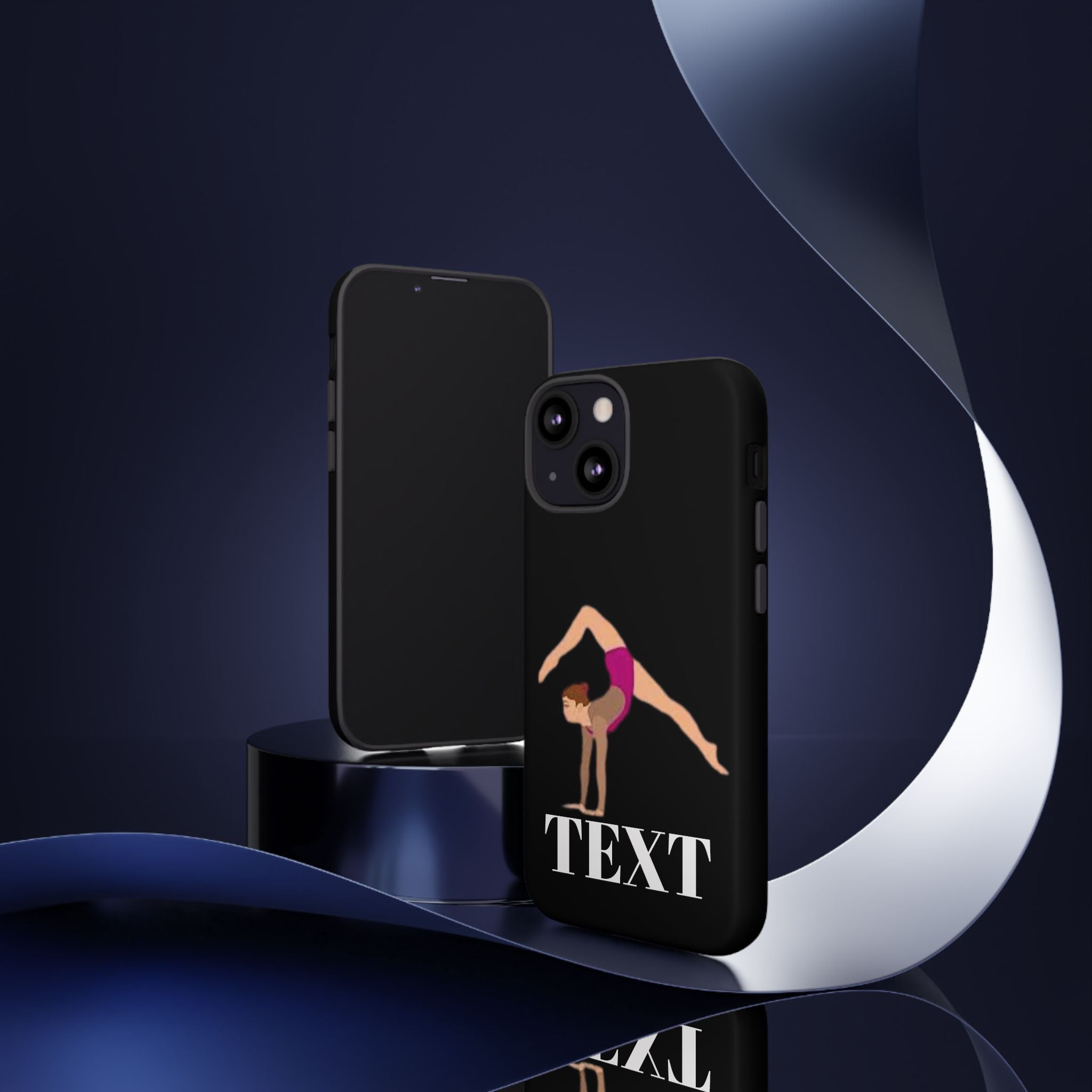 Gymnast Phone Case — Personalized TEXT Design