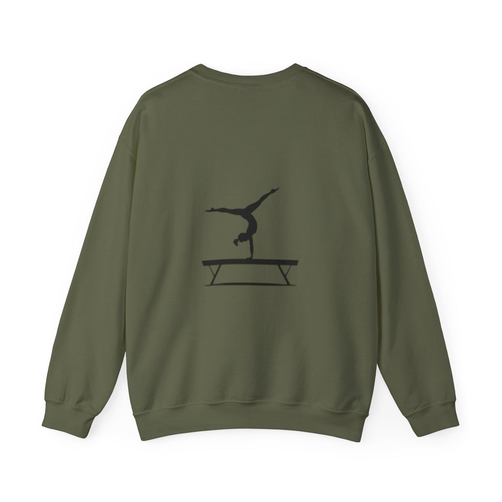FOCUS Gymnastics Crewneck Sweatshirt — Balance Beam Silhouette (Adults)