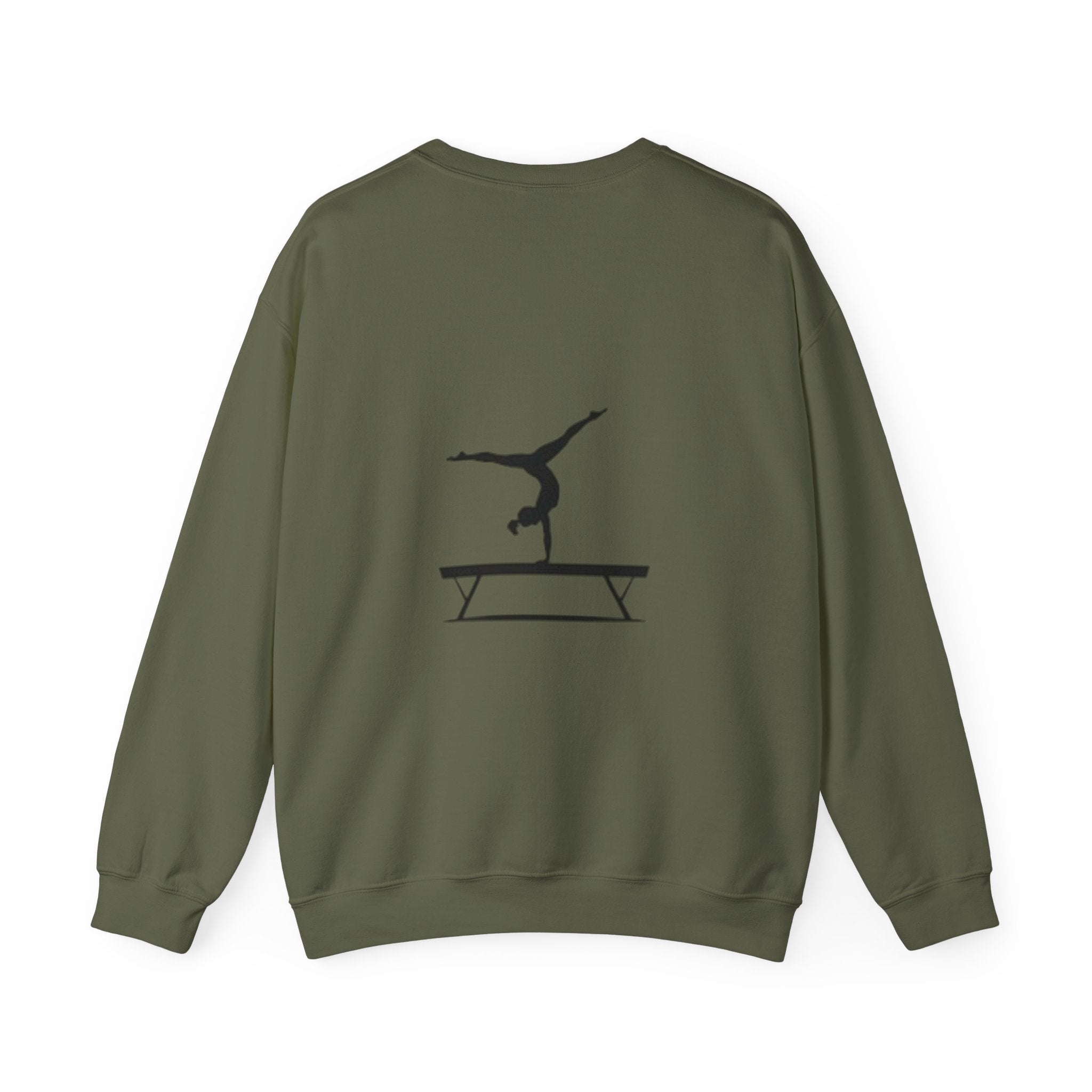 FOCUS Gymnastics Crewneck Sweatshirt — Balance Beam Silhouette (Adults)