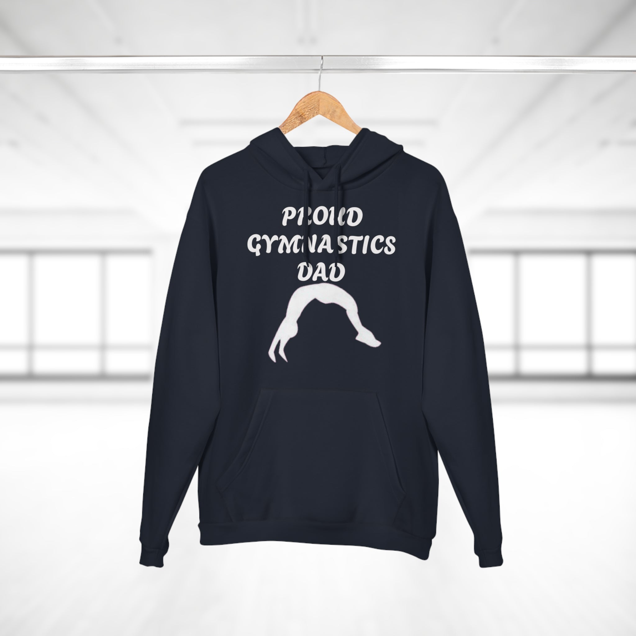 Proud Gymnastics Dad Hoodie (Adults)