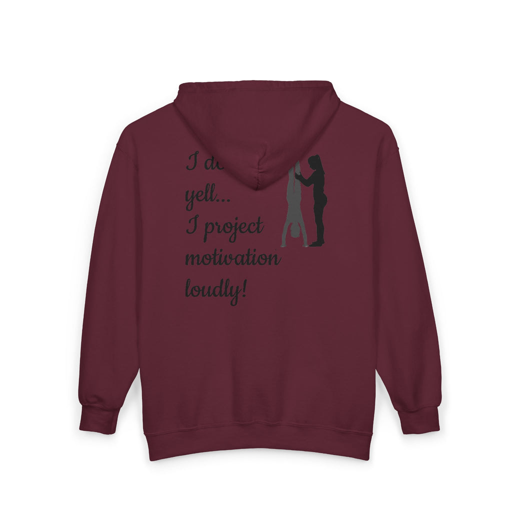 I don’t yell — I project motivation loudly (Adults)