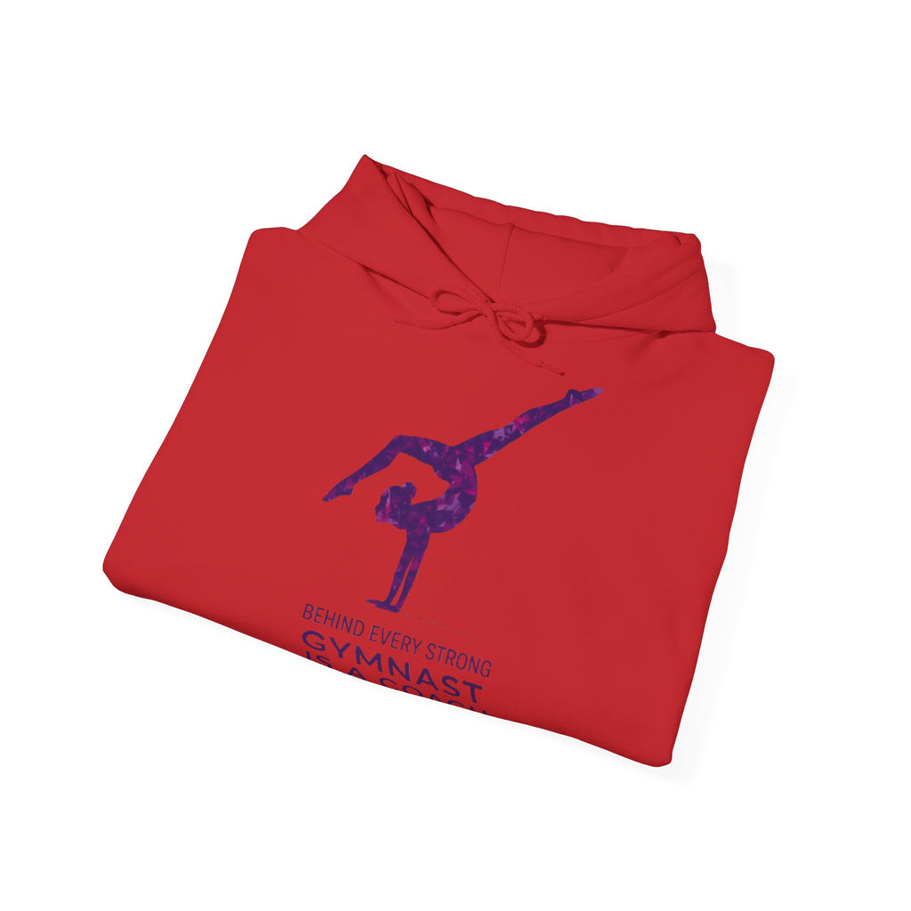 Behind every strong gymnast is a coach who believed first - Gymnast Coach Hoodie (Adults)