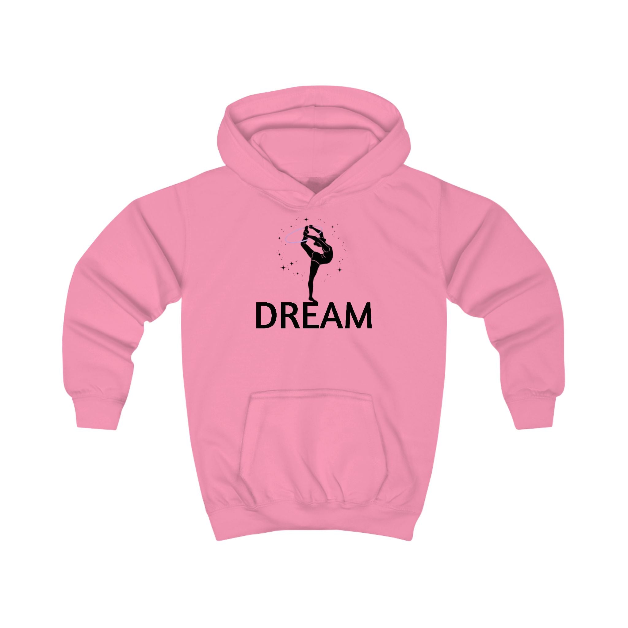 Kids Hoodie — 'Dream' Gymnastics/Dance Graphic Hoodie for Girls