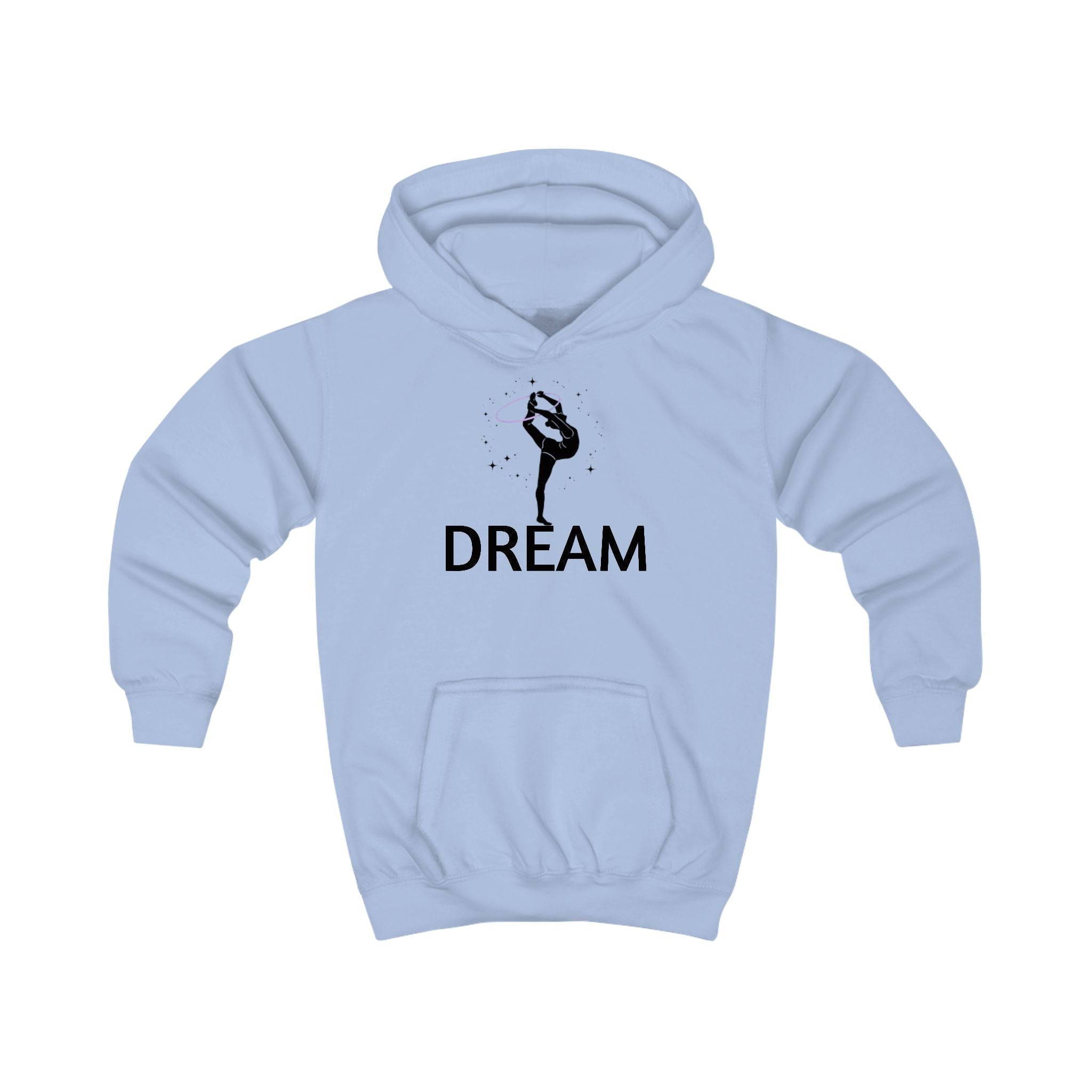 Kids Hoodie — 'Dream' Gymnastics/Dance Graphic Hoodie for Girls