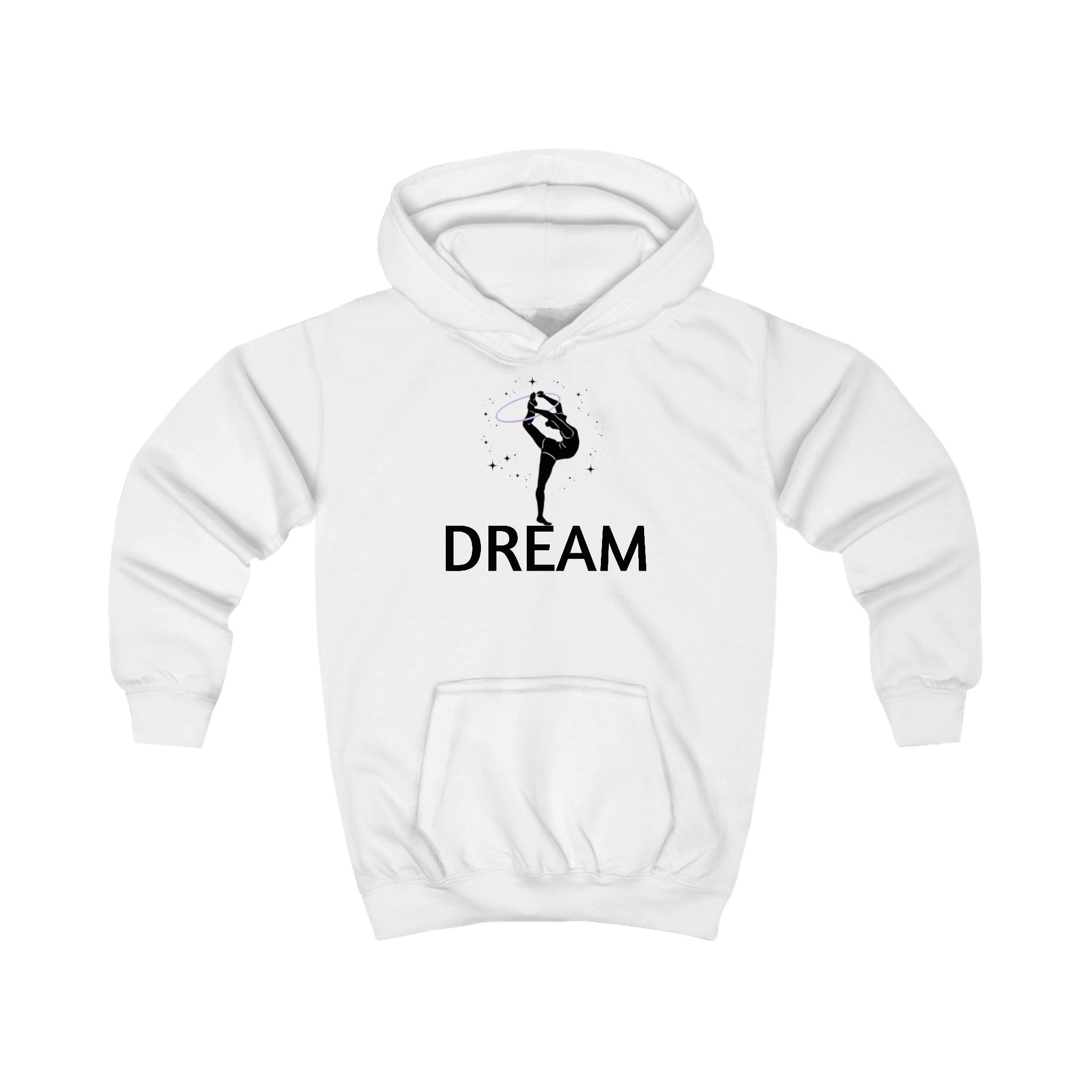 Kids Hoodie — 'Dream' Gymnastics/Dance Graphic Hoodie for Girls