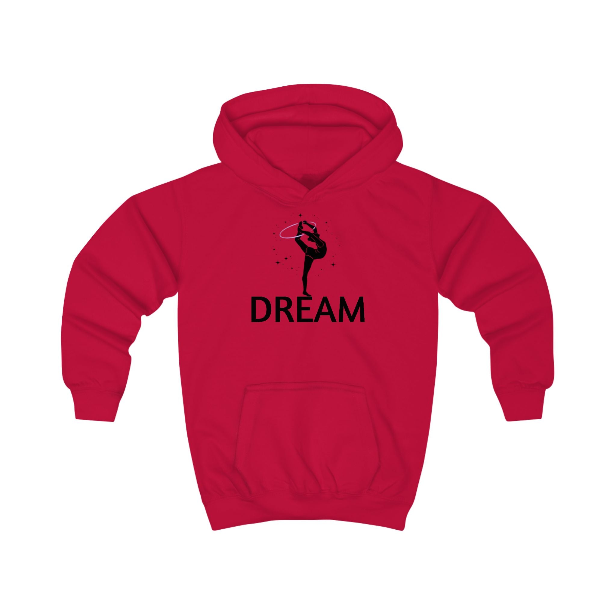 Kids Hoodie — 'Dream' Gymnastics/Dance Graphic Hoodie for Girls