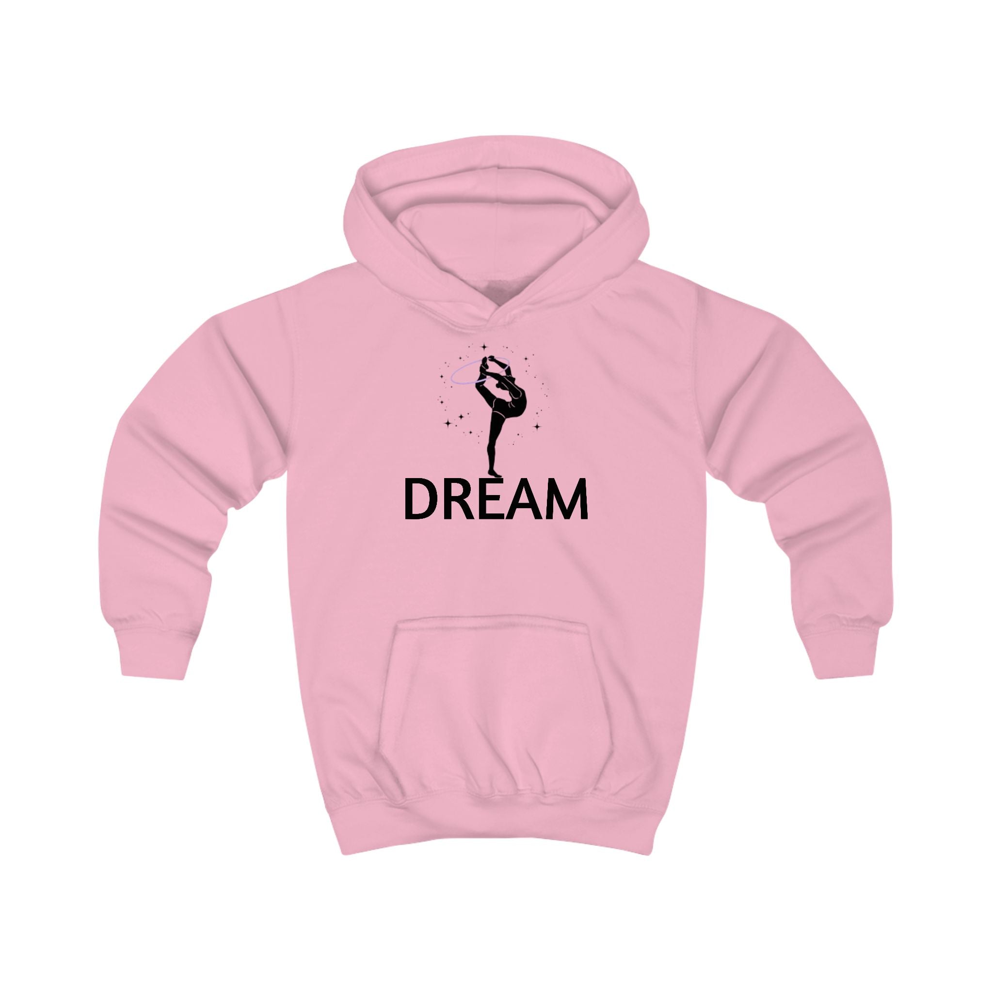 Kids Hoodie — 'Dream' Gymnastics/Dance Graphic Hoodie for Girls