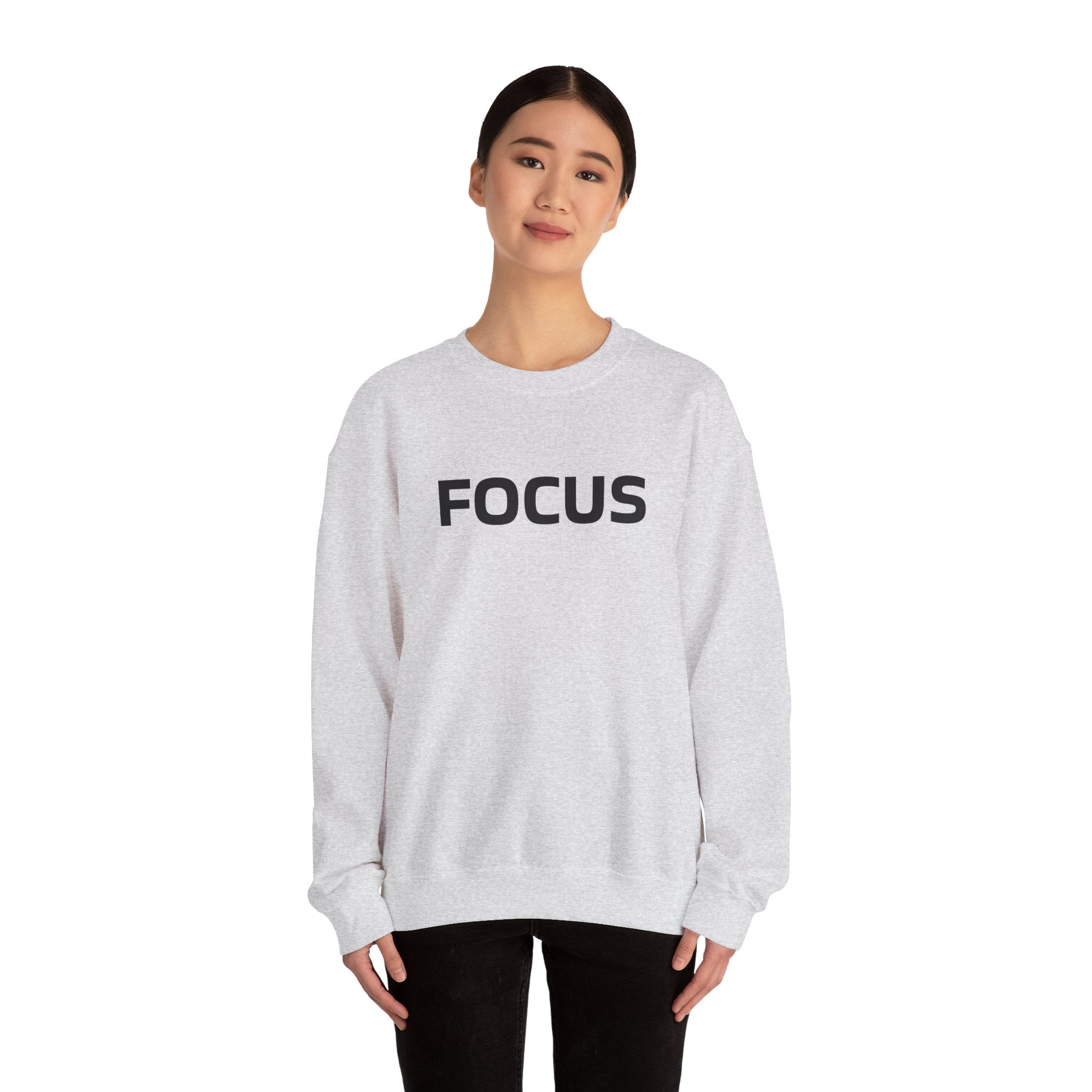 FOCUS Gymnastics Crewneck Sweatshirt — Balance Beam Silhouette (Adults)