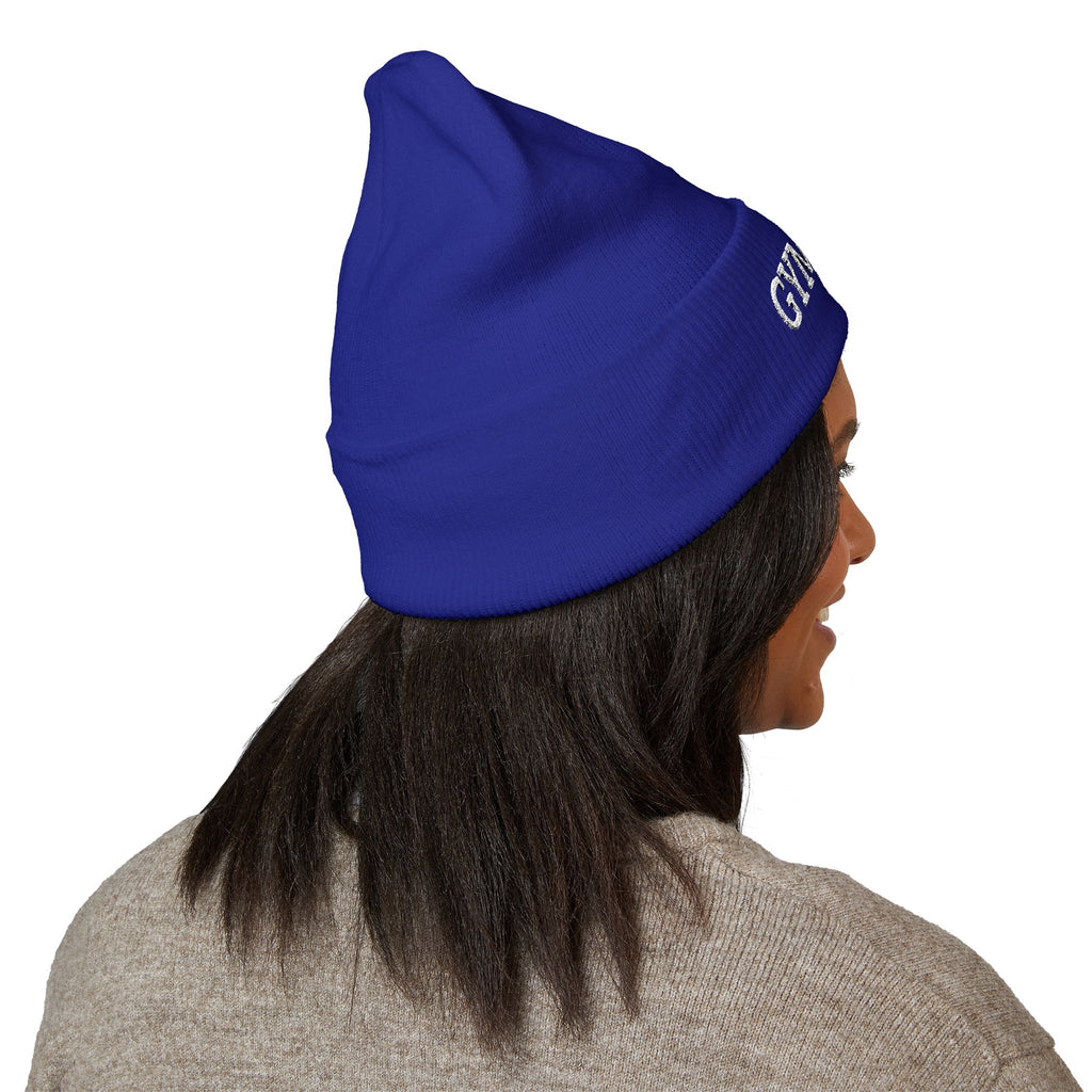 Gymnast Embroidered Cuffed Beanie