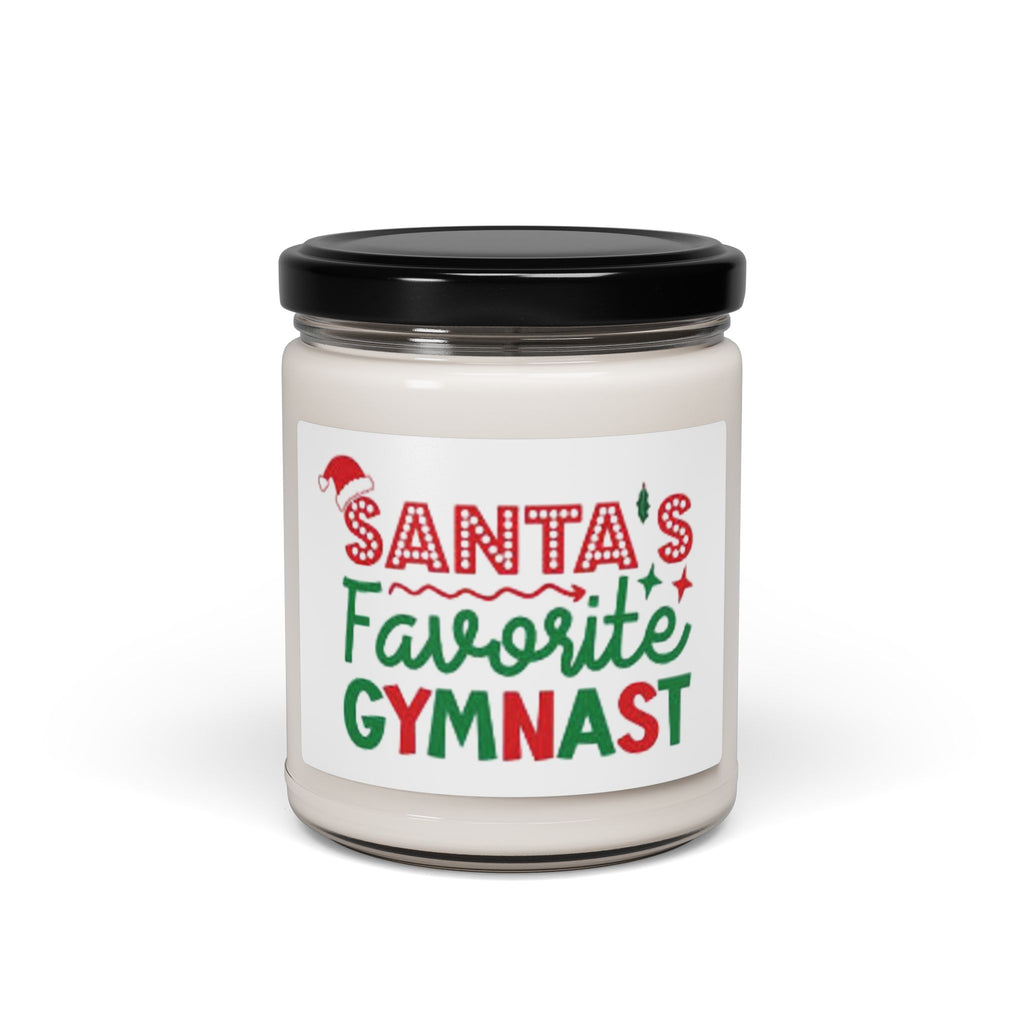 Santa’s Favorite Gymnast Scented Soy Candle — 9oz Christmas Gift