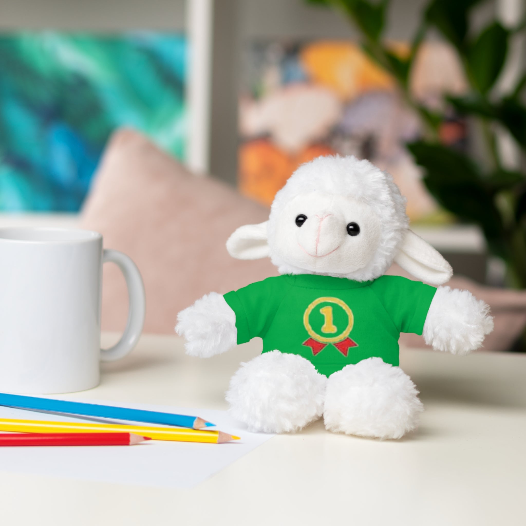 1st Place Gymnastics Stuffed Animal with Gymnastics T-Shirt