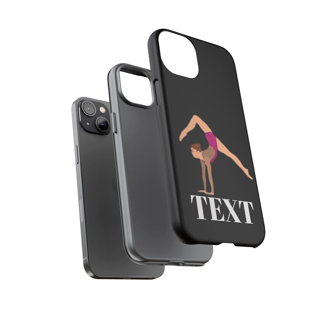Gymnast Phone Case — Personalized TEXT Design