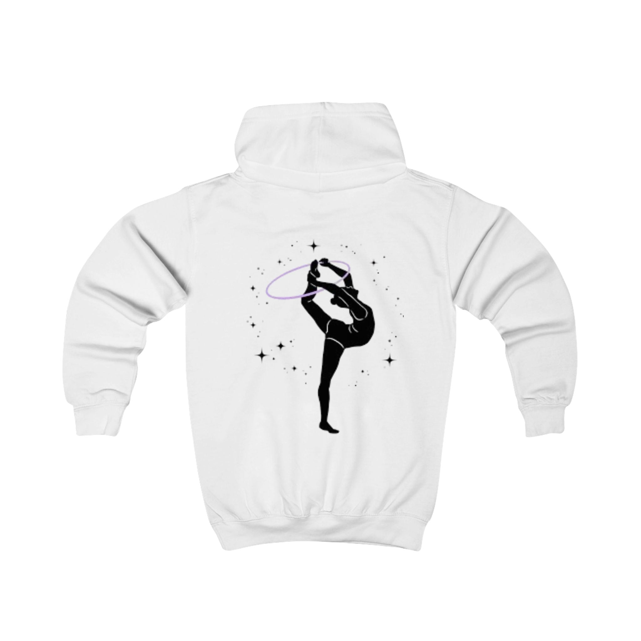 Kids Hoodie - "Believe" Rhythmic Gymnast Silhouette Hoodie