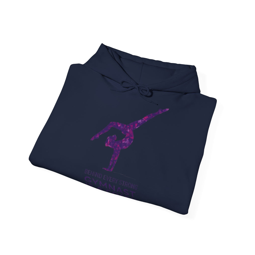 Behind every strong gymnast is a coach who believed first - Gymnast Coach Hoodie (Adults)
