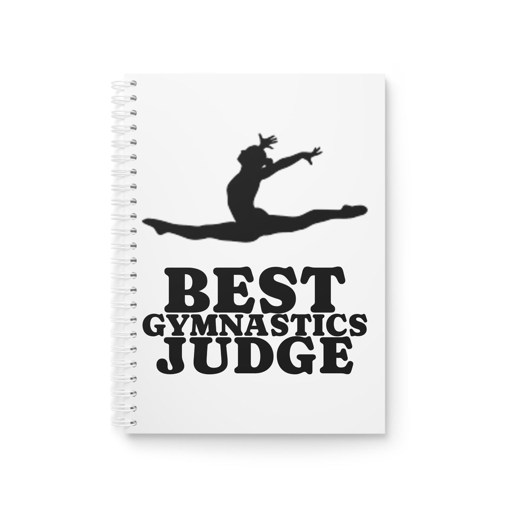 Best Gymnastics Judge Spiral Notebook