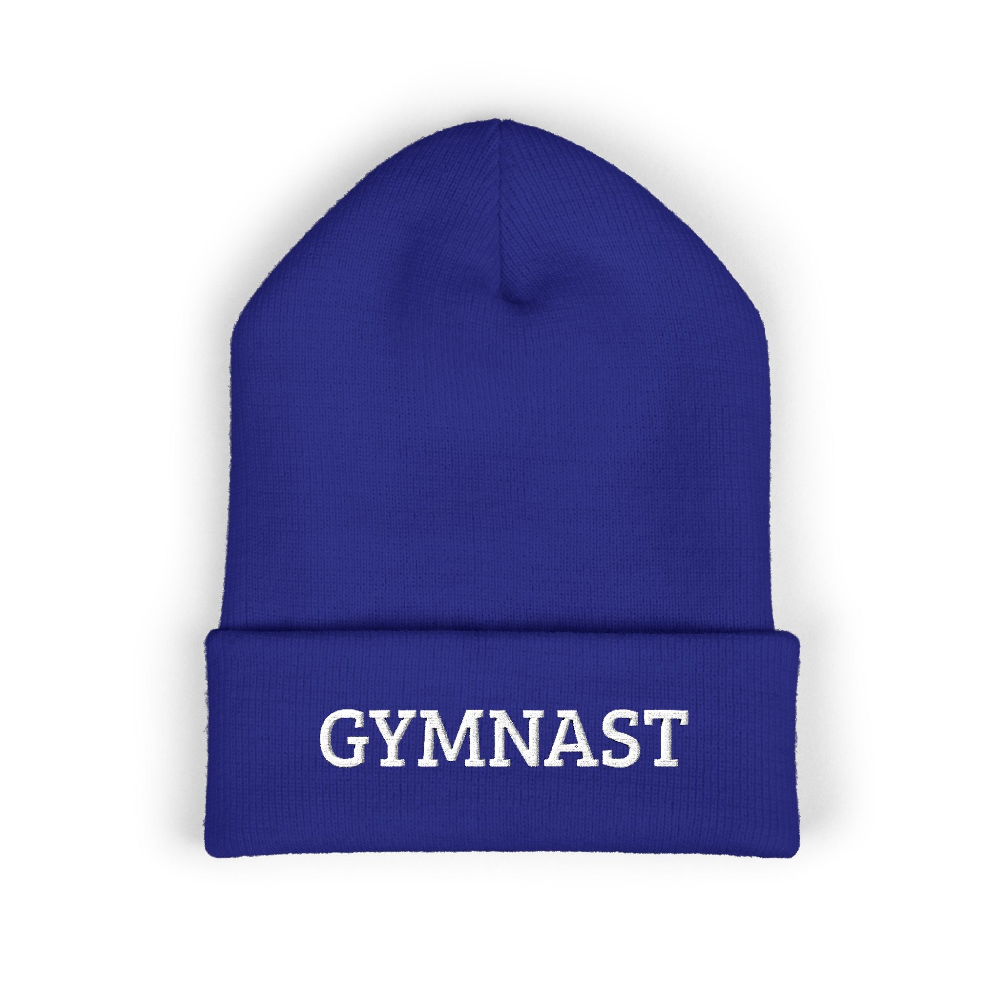 Gymnast Embroidered Cuffed Beanie