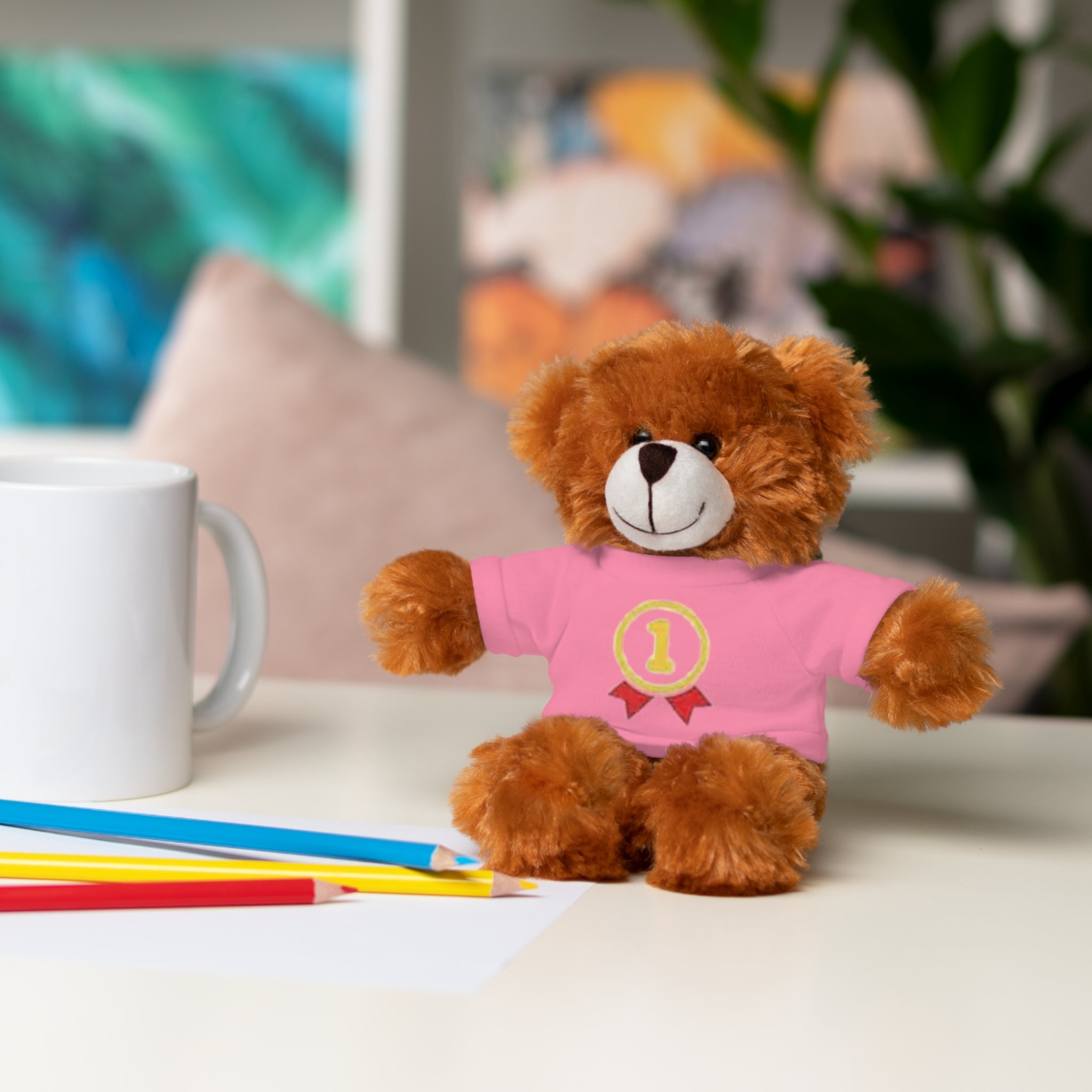1st Place Gymnastics Stuffed Animal with Gymnastics T-Shirt