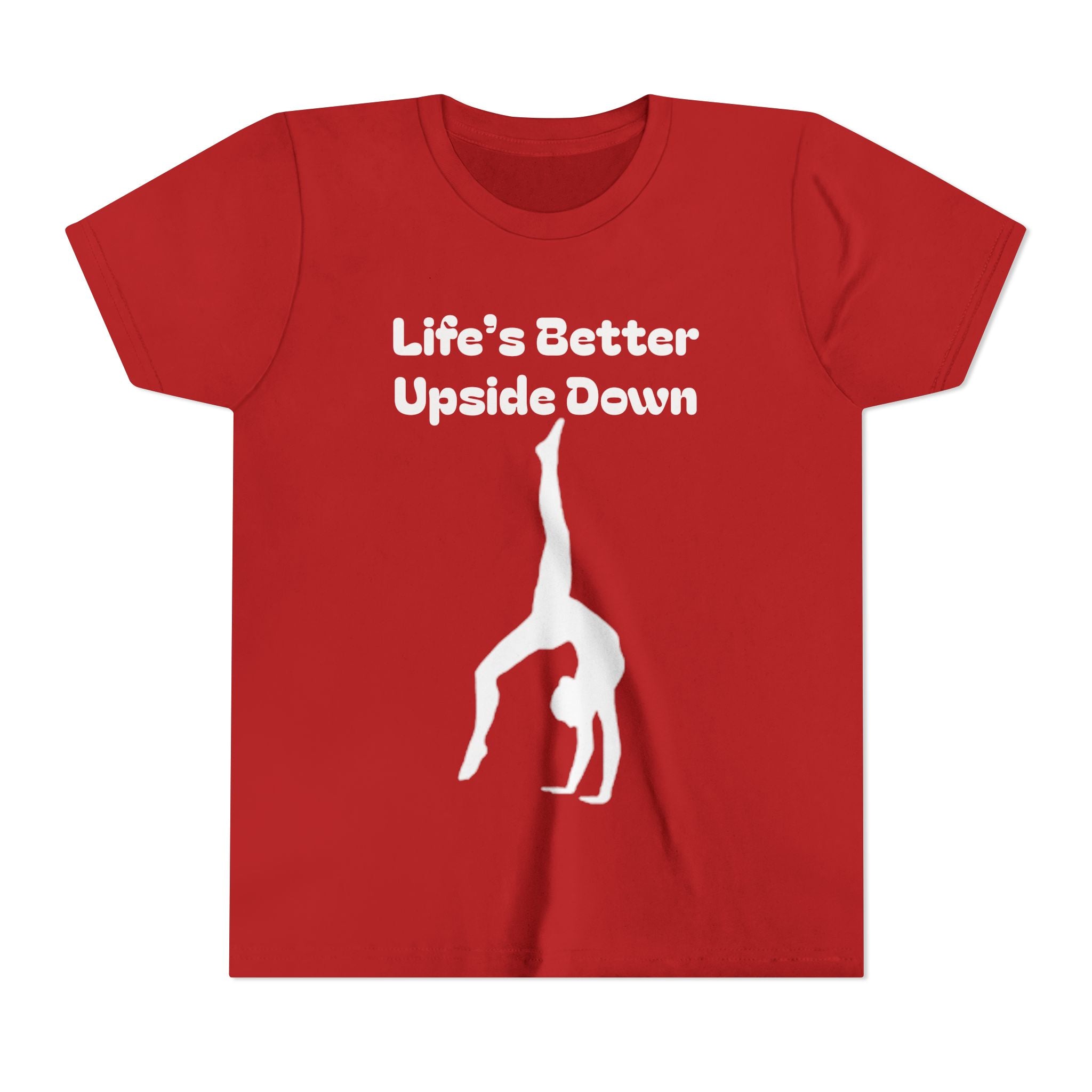 Youth Short Sleeve Tee - Life’s Better Upside Down (Kids)