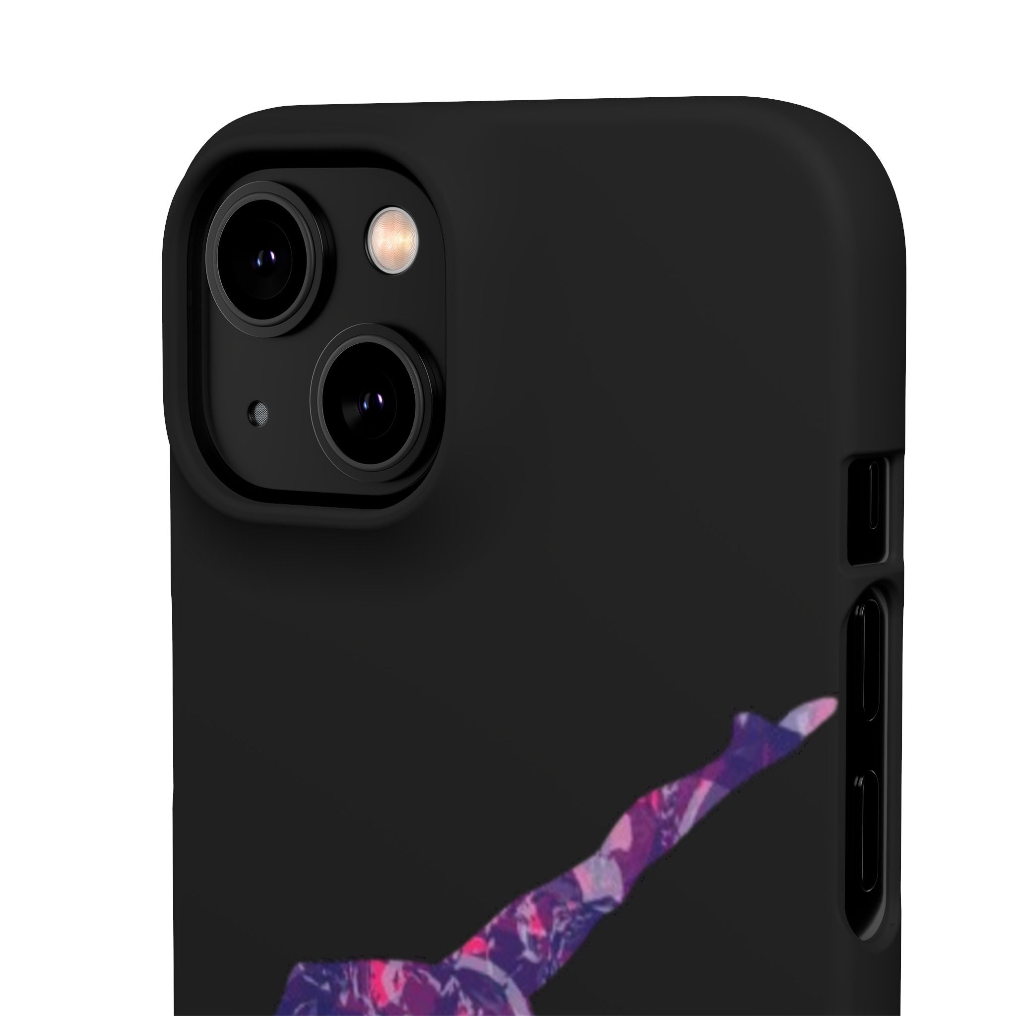 Gymnast Phone Case — Purple Galaxy Gymnastics Snap Case