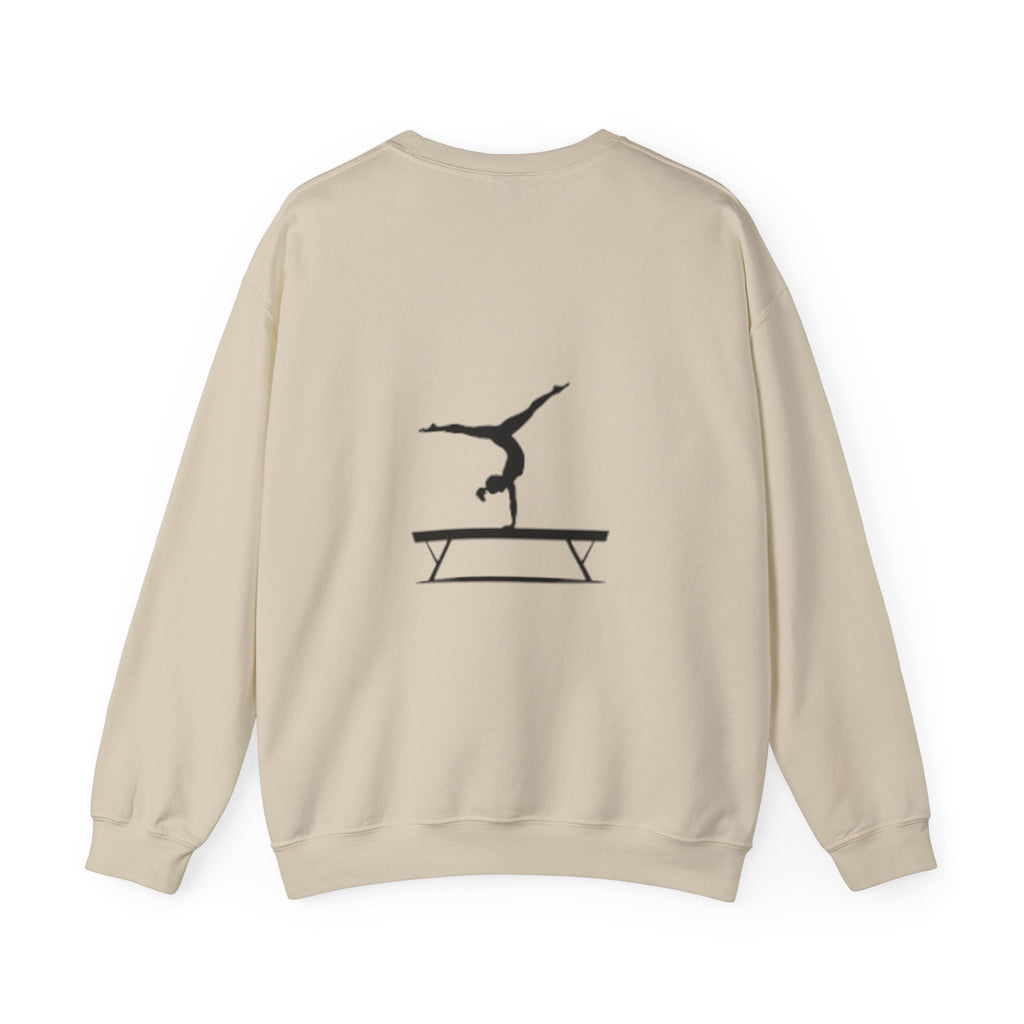 FOCUS Gymnastics Crewneck Sweatshirt — Balance Beam Silhouette (Adults)