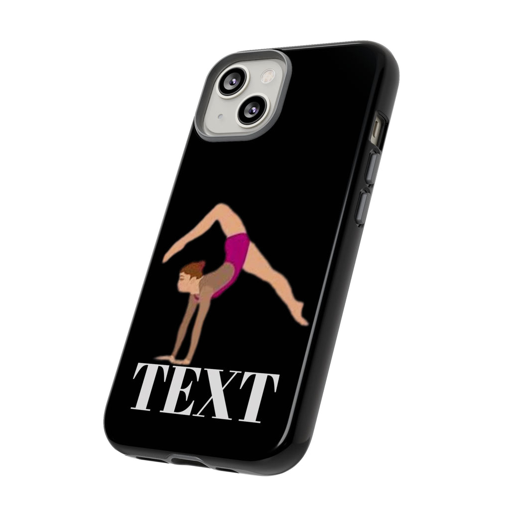 Gymnast Phone Case — Personalized TEXT Design