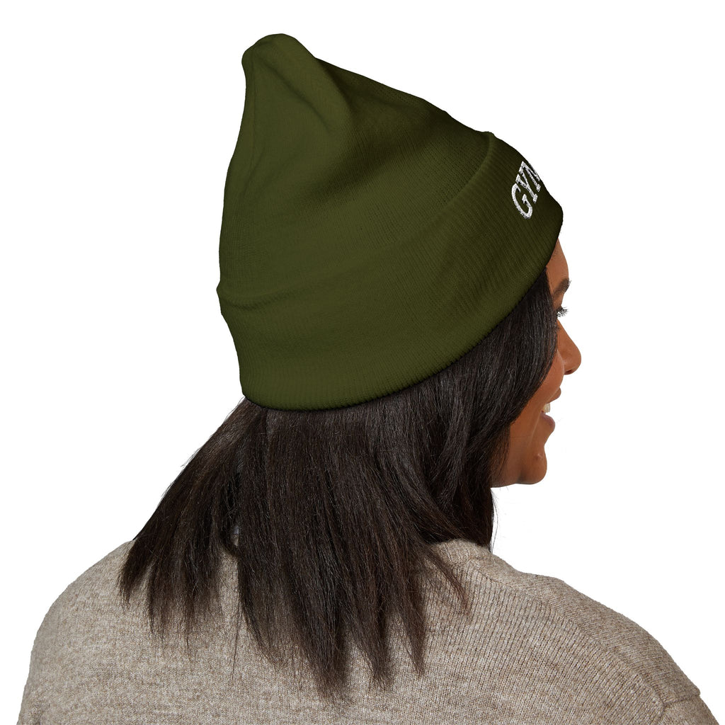 Gymnast Embroidered Cuffed Beanie